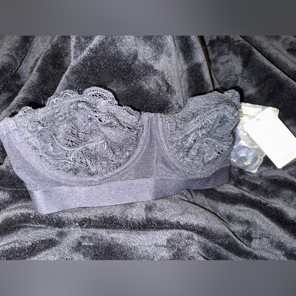 Lively Charcoal Lace Bra - Picture 6 of 8